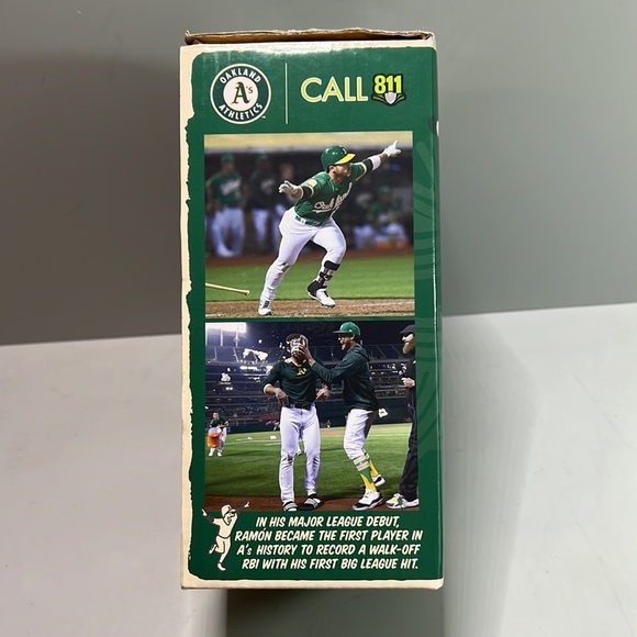 Ramon Laureano Laser Bobblehead. Oakland A’s Athletics with working soundchip - Picture 11 of 15